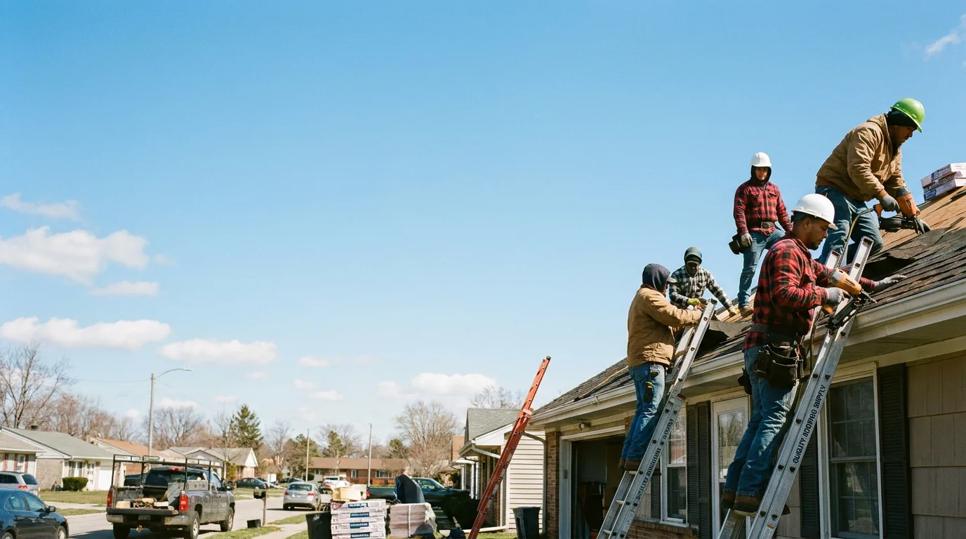 Roofing in Mt Zion, IL near me